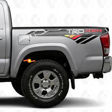 Calcomanía lateral trasera de vinilo estilo vintage TRD 4x4 para Tacoma Tundra_4