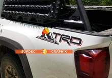 Calcomanía de Vinilo TRD Off Road Mountain Sunset para la Cabecera de Toyota Tacoma_2