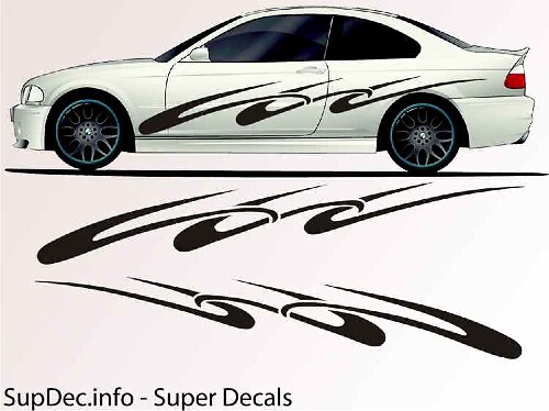 Vinilo Auto Body Graphics EXTERIOR OUTSIDE Decal sticker B789