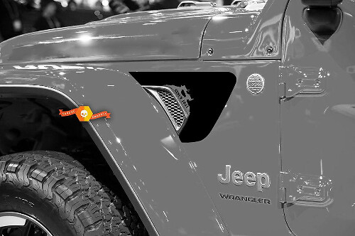 Adhesivo de Vinilo para Respiradero de Guardabarros Willys 1941 para Jeep Wrangler 2018-2021