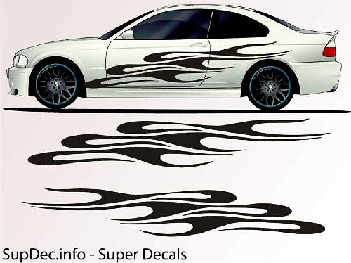 Vinilo Auto Body Graphics EXTERIOR OUTSIDE Decal sticker B792