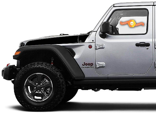 Kit de vinilo con diseño de lanza para capó para Jeep Wrangler y Gladiator