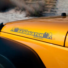 Calcomanías de vinilo personalizadas para capó edición Sasquatch para Jeep Wrangler_2