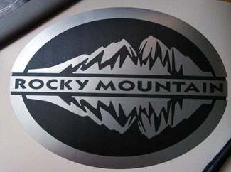 Rocky Mountain 5 pulgadas Calcomanías para Jeep Wrangler Rubicon Puerta PEGATINAS VINILO
