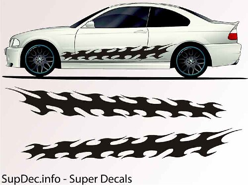 Vinilo Auto Body Graphics EXTERIOR OUTSIDE Decal sticker B796