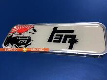 TEQ FJ Cruiser Rising Sun Emblema Lateral Abombado 3D de Aluminio_2