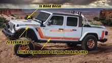 Kit Scrambler para Jeep Gladiator estilo retro Old school
 3