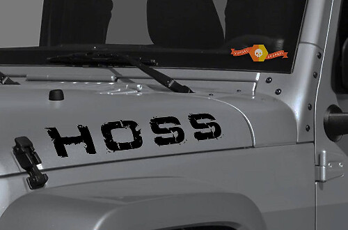 Nuevo Jeep Wrangler Gladiator JT JL JLU Rubicon, accesorio personalizado de HOOS destruido, pegatina de vinilo, kit gráfico para 2018 2021
