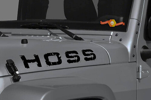 Juego de Vinilos para Capó Envejecido HOSS para Jeep Wrangler y Gladiator
