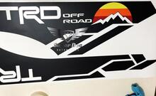 Pegatinas de vinilo Vintage TRD 4x4 PRO Sport Off Road Side para Tacoma 13-2020 o Tundra 13-2020
 2