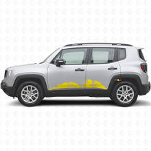 Kit de vinilo de paneles laterales Mountains para Jeep Renegade_6
