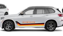 Franjas de Vinilo M colores para BMW X5 M50 G05 estilo Monocromo y Alemán a tu elección
 2