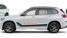 Franjas de Vinilo M colores para BMW X5 M50 G05 estilo Monocromo y Alemán a tu elección
 3