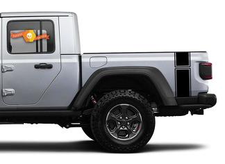Jeep Gladiator JT Bumble Bee Style Tail Style Body Vinilo Gráfico Rayas Kit 2018-2021
