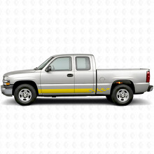 Vinilos de Rayas a Cuadros para Puertas y Paneles Laterales para Chevrolet Silverado 1500 GMT800 1999-2007_3