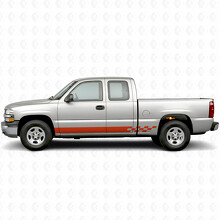 Vinilos de Rayas a Cuadros para Puertas y Paneles Laterales para Chevrolet Silverado 1500 GMT800 1999-2007_4
