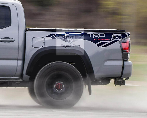 Vinilo Adhesivo TRD Stormtrooper para Lateral de Cama Toyota Tacoma 2013-2020