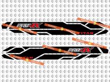 Par de pegatinas de vinilo Pro 4X Titan Bed Side para Nissan Titan 2015 - 2020
 2