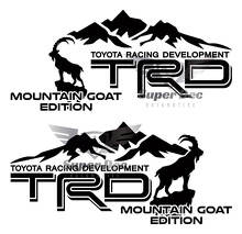 Adhesivo de vinilo TRD Goat Edition para la caja de la cama para Toyota Tundra_2