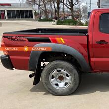 Par TRD Off Road Mountains Vintage rayas para Tacoma Side Vinilo Pegatinas Calcomanía para Toyota Tacoma 2005–2015
 3