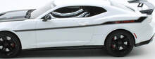 Kit de vinilo adhesivo con franjas laterales personalizadas ZL1 para Chevrolet Camaro 2017-2019_2