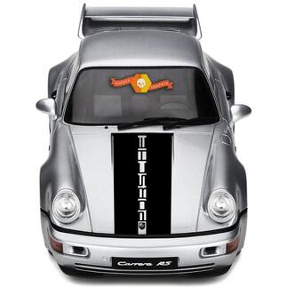 Calcomanía de franja central de capó Porsche 911 Pegatina
