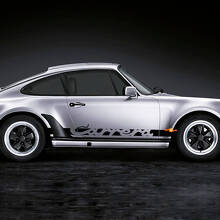 Calcomanía de Rayas Letras Carrera Para Porsche 911 2