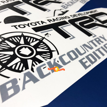 Toyota Racing Development TRD Backcountry edition 4X4 bed side Mountains Compass tree Calcomanías gráficas pegatinas para Tacoma 2016 - 2020
 3