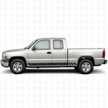 Tiras de Vinilo Topográficas para Puertas y Paneles Laterales para Chevrolet Silverado 1500 GMT800 1999-2007_2