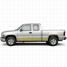 Tiras de Vinilo Topográficas para Puertas y Paneles Laterales para Chevrolet Silverado 1500 GMT800 1999-2007_3