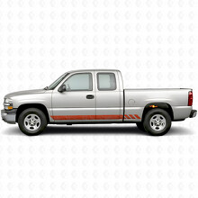 Tiras de Vinilo Topográficas para Puertas y Paneles Laterales para Chevrolet Silverado 1500 GMT800 1999-2007_4