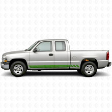 Tiras de Vinilo Topográficas para Puertas y Paneles Laterales para Chevrolet Silverado 1500 GMT800 1999-2007_6