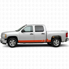 Cintas de vinilo para puerta y panel lateral Alpine Ridge para Chevrolet Silverado 1500 GMT900 2007-2013_4