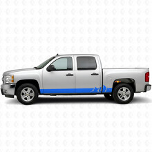 Cintas de vinilo para puerta y panel lateral Alpine Ridge para Chevrolet Silverado 1500 GMT900 2007-2013_5