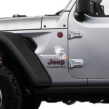 Juego de Vinilos Adhesivos Personalizados para Guardabarros Gladiator para Jeep Wrangler Gladiator_2