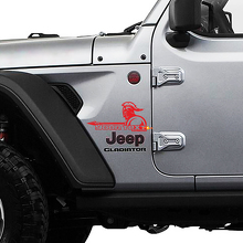 Jeep Wrangler Gladiator Fender lanza espada Wrangler JL JLU JT vinilo pegatina kit de calcomanías
 3