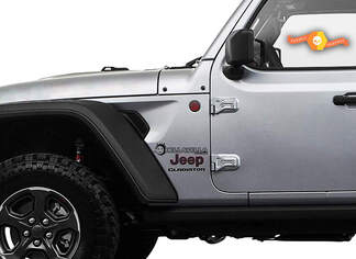 Jeep Wrangler Gladiator Fender JL JT Hella Yella Edition Wrangler JL JLU JT Kit de calcomanías de vinilo
