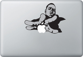 Calcomanía para computadora portátil MacBook estilo Hip Hop de Bro Man
