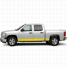 Vinilos en capas para puertas y paneles de estribo para Chevrolet Silverado 1500 GMT900 2007-2013_3