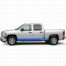 Vinilos en capas para puertas y paneles de estribo para Chevrolet Silverado 1500 GMT900 2007-2013_5