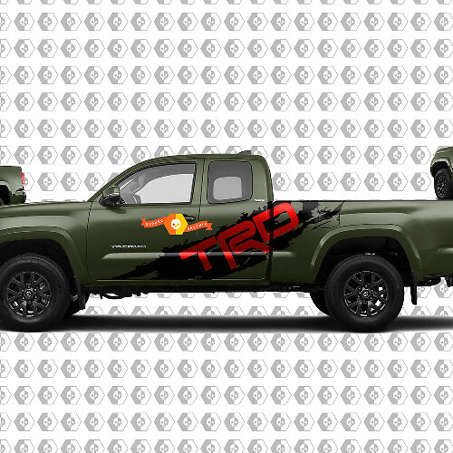 Pegatina Vinilo Lateral Antisalpicaduras de Barro TRD para Toyota Tacoma