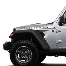Vinilos de texto personalizado para capó para Jeep Gladiator JT_2