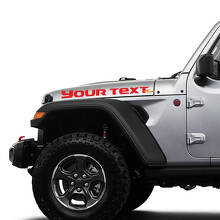 Vinilos de texto personalizado para capó para Jeep Gladiator JT_3