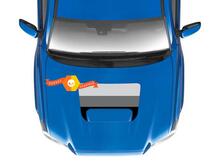 Toyota Tacoma TRD Sport PRO Hood Scoop Racing Tricolor Pegatina Calcomanía Gráficos 2016 2017 2018 2019 2020
 2