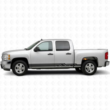 Tiras de vinilo angulares Lightning para puertas y paneles laterales de Chevrolet Silverado 1500 GMT900 2007-2013_2