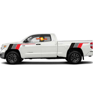 Kit de Toyota Tundra TRD Back To The Future, kit de rayas retro vintage deportivas 4x4 Off Road PRO Sticker Decal
