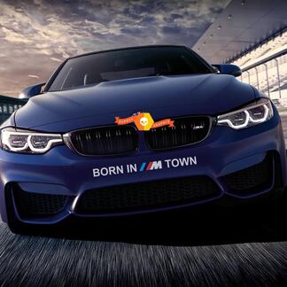 Nacido en ///M Town BMW M Power M Performance nuevas pegatinas de vinilo
