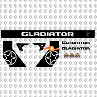 Jeep Gladiator Combat Medic Kit Estilo personalizado Vinilo Gráficos Calcomanías Pegatinas
