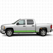 Láminas de vinilo estratificadas para puerta y panel de faldón para Chevrolet Silverado 1500 GMT900 2007-2013_6
