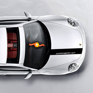 Calcomanía de kit de rayas de capó Porsche Carrera GT Pegatina
